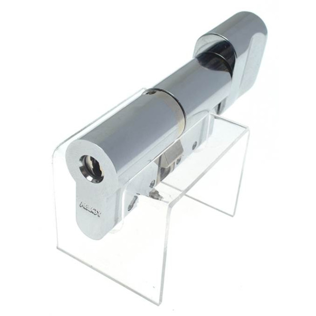 Циліндр Abloy Protec 2 117 (71x46T) CR хром CY 323 ключ-тумблер