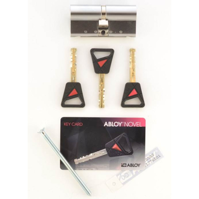 Циліндр Abloy Novel 110 (52,5x57,5) MCR матовий хром CY 322U ключ-ключ