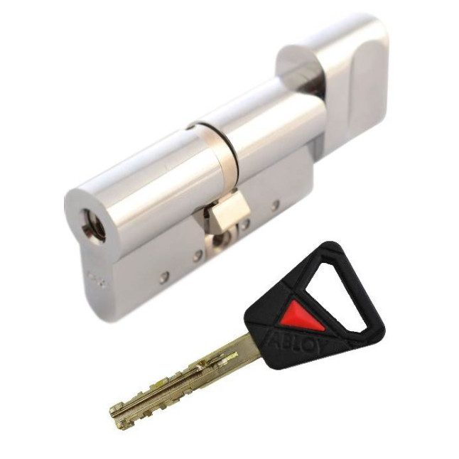 Цилиндр Abloy Novel 74 (42,5x31,5T) CR хром CY 323U ключ-тумблер Цилиндр Abloy Novel 74 (42,5x31,5T) CR хром CY 323U ключ-тумблер