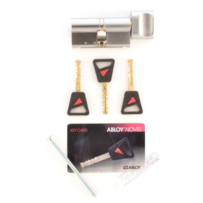 Цилиндр Abloy Novel 79 (32,5x46,5T) MCR матовый хром CY 323U ключ-тумблер Цилиндр Abloy Novel 79 (32,5x46,5T) MCR матовый хром CY 323U ключ-тумблер