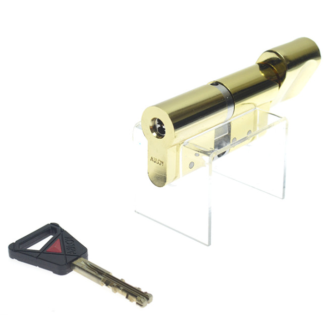Цилиндр Abloy Novel 69 (32,5x36,5T) Kila латунь CY 323U ключ-тумблер