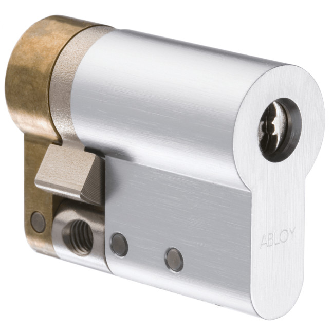 Цилиндр Abloy Novel 63 (52,5x10,5) MCR матовый xром CY 321 ключ - половинка Цилиндр Abloy Novel 63 (52,5x10,5) MCR матовый xром CY 321 ключ - половинка