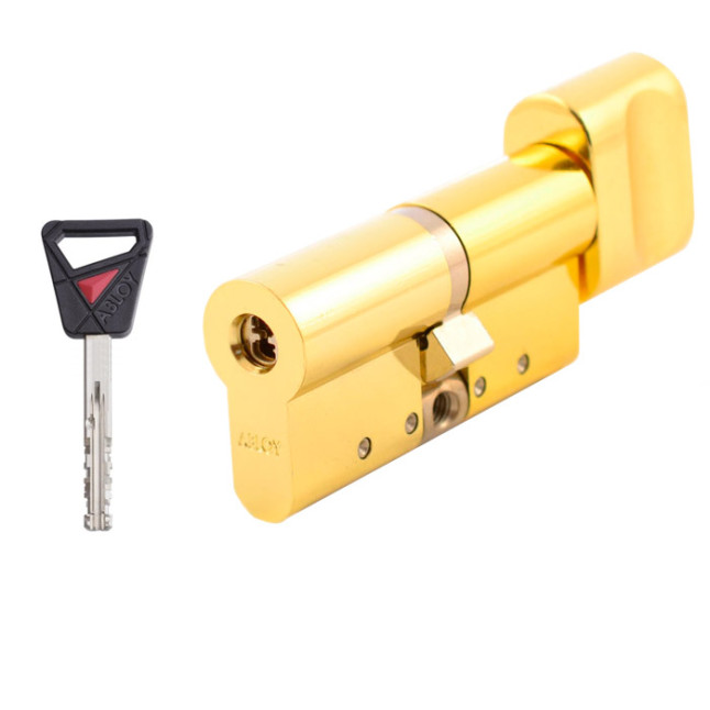 Цилиндр Abloy Novel 74 (32.5x41.5T) CY323 дл.кл. ключ-тумблер латунь
