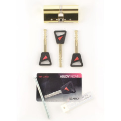 Цилиндр Abloy Novel 90 (42.5x47.5) CY322 дл.кл. ключ-ключ латунь Цилиндр Abloy Novel 90 (42.5x47.5) CY322 дл.кл. ключ-ключ латунь