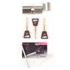 Цилиндр Abloy Novel 94 (42.5x51.5T) CY323 дл.кл. ключ-тумблер матовый хром Цилиндр Abloy Novel 94 (42.5x51.5T) CY323 дл.кл. ключ-тумблер матовый хром