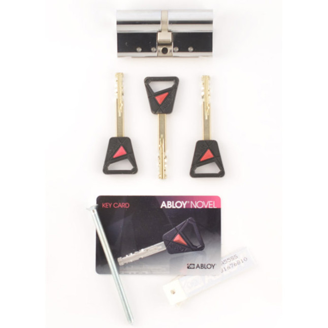 Цилиндр Abloy Novel 95 (47.5x47.5) CY322 дл.кл. ключ-ключ хром Цилиндр Abloy Novel 95 (47.5x47.5) CY322 дл.кл. ключ-ключ хром