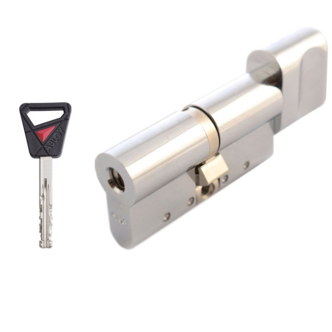 Цилиндр Abloy Novel 99 (42.5x56.5T) CY323 дл.кл. ключ-тумблер хром Цилиндр Abloy Novel 99 (42.5x56.5T) CY323 дл.кл. ключ-тумблер хром