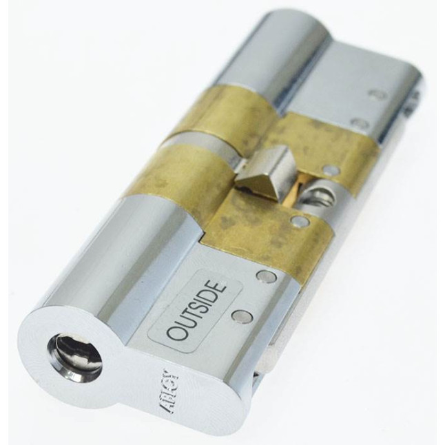 Цилиндр Abloy Protec 2 102 (46x56) CR хром CY 322 ключ-ключ