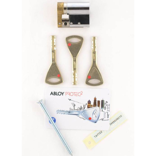 Цилиндр Abloy Protec 2 46,5 (36x10,5) MCR матовый xром CY 321 ключ - половинка Цилиндр Abloy Protec 2 46,5 (36x10,5) MCR матовый xром CY 321 ключ - половинка