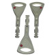 Цилиндр Abloy Protec 2 127 (46x81) Kila латунь CY 322 ключ-ключ