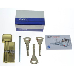 Цилиндр Abloy Protec 2 77 (46x31T) Kila латунь CY 323 ключ-тумблер Цилиндр Abloy Protec 2 77 (46x31T) Kila латунь CY 323 ключ-тумблер
