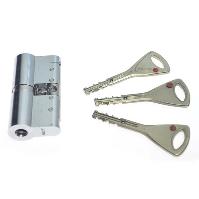 Циліндр Abloy Protec 2 62 (31x31) CR хром CY 322 ключ-ключ УЦЕНКА