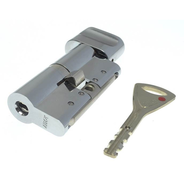 Циліндр Abloy Protec 2 122 (61x61T) CR хром CY 323 ключ-тумблер