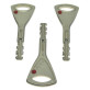 Цилиндр Abloy Protec 2 142 (31x111) MCR матовый хром CY 322 ключ-ключ