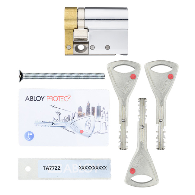Цилиндр Abloy Protec 2 46.5 (36x10.5) CR xром CY 321 ключ - половинка Цилиндр Abloy Protec 2 46.5 (36x10.5) CR xром CY 321 ключ - половинка