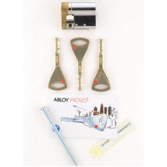 Циліндр Abloy Protec 2 86.5 (76x10.5) MCR матовий xром CY 321 ключ - половинка Циліндр Abloy Protec 2 86.5 (76x10.5) MCR матовий xром CY 321 ключ - половинка