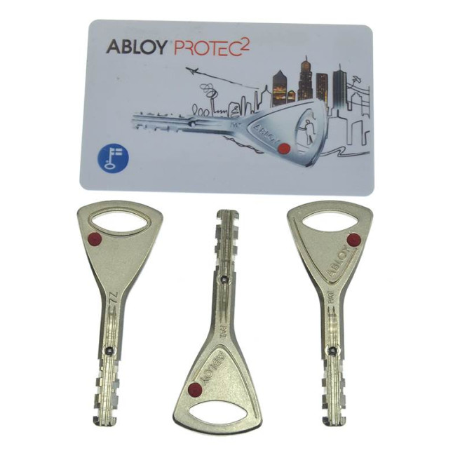 Цилиндр Abloy Protec 2 132 (41x91) MCR матовый хром CY 322 ключ-ключ