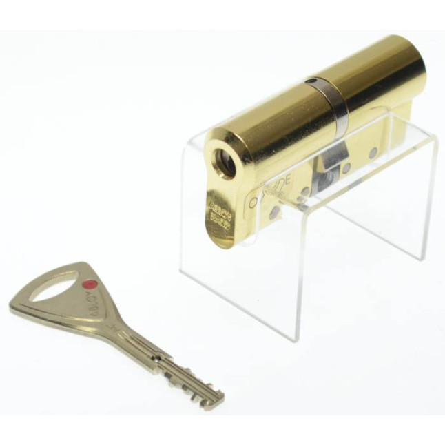 Циліндр Abloy Protec 2 Hard 68 (32Hx36) Kila латунь CY 332 ключ-ключ