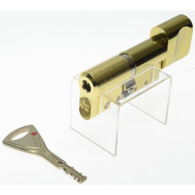 Циліндр Abloy Protec 2 Hard 83 (47Hx36T) Kila латунь CY 333 ключ-тумблер