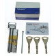 Циліндр Abloy Protec 2 Hard 93 (52Hx41T) CR хром CY 333 ключ-тумблер