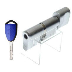 Цилиндр Abloy Protec 2 Hard + Cliq 69 (38Hx31T) CY333 HCR матовый хром ключ-тумблер Цилиндр Abloy Protec 2 Hard + Cliq 69 (38Hx31T) CY333 HCR матовый хром ключ-тумблер