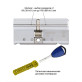 Циліндр Abloy Protec 2 Hard + Cliq 104 (53Hx51) CY332 HCR матовий хром ключ-ключ Циліндр Abloy Protec 2 Hard + Cliq 104 (53Hx51) CY332 HCR матовий хром ключ-ключ
