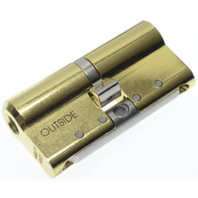 Циліндр Abloy Protec 2 Hard 78 (37Hx41) Kila латунь CY 332 ключ-ключ