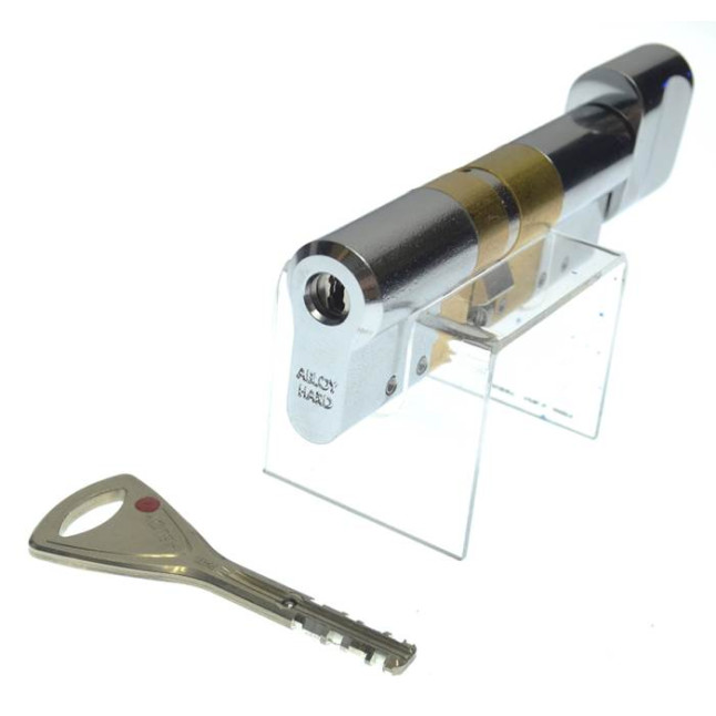 Циліндр Abloy Protec 2 Hard 93 (62Hx31T) CR хром CY 333 ключ-тумблер