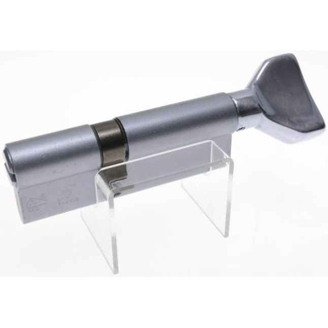 Цилиндр Iseo R7 85 (30x55T) ключ-тумблер xром