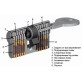 Цилиндр Iseo R7 80 (35x45T) ключ-тумблер xром
