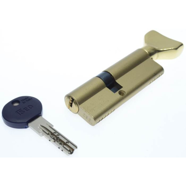 Цилиндр Iseo R7 85 (30x55T) ключ-тумблер латунь