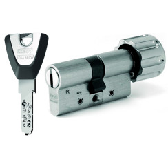 Циліндр KESO 4000S ключ-тумблер хром Циліндр KESO 4000S ключ-тумблер хром