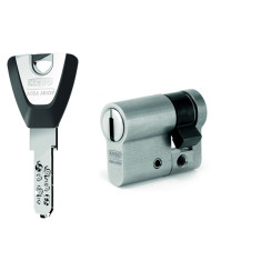 Циліндр KESO 4000S ключ-половинка хром Циліндр KESO 4000S ключ-половинка хром