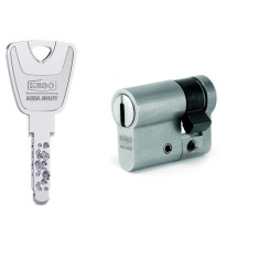 Цилиндр KESO 8000 ключ-половинка хром Цилиндр KESO 8000 ключ-половинка хром