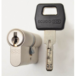 Цилиндр Agb Scudo DCK 65 (30x35) ключ-ключ матовый хром Цилиндр Agb Scudo DCK 65 (30x35) ключ-ключ матовый хром