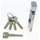 Циліндр Abus D6 70 (40x30T) ключ-тубмлер матовий нікель