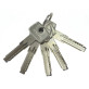 Циліндр Abus D6 90 (45x45T) ключ-тубмлер матовий нікель