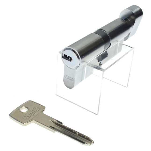 Циліндр Abus D6 90 (60x30T) ключ-тубмлер матовий нікель Циліндр Abus D6 90 (60x30T) ключ-тубмлер матовий нікель