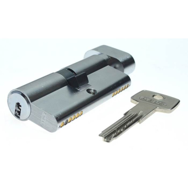 Циліндр Abus D6 90 (60x30T) ключ-тубмлер матовий нікель Циліндр Abus D6 90 (60x30T) ключ-тубмлер матовий нікель