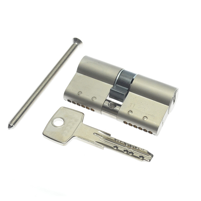 Циліндр Abus D15 80 (40x40) ключ-ключ матовий нікель Циліндр Abus D15 80 (40x40) ключ-ключ матовий нікель