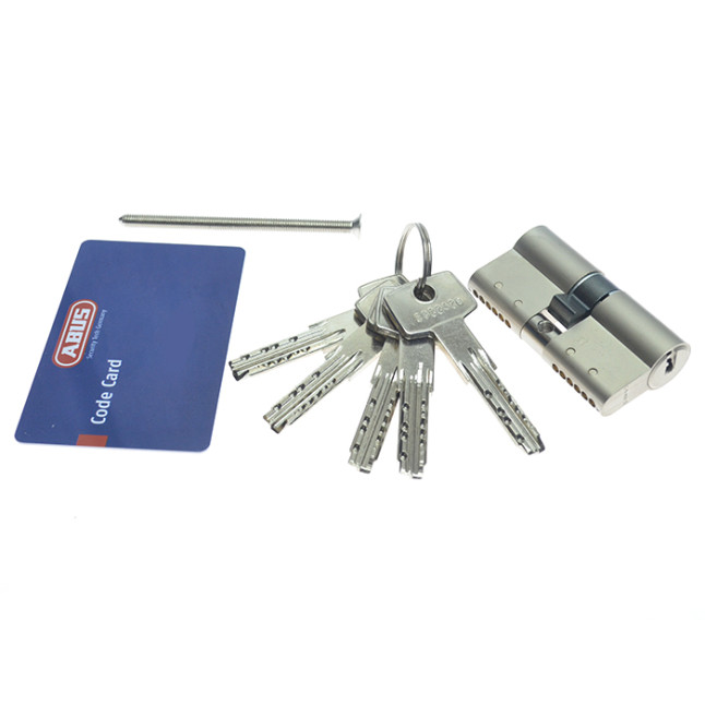 Циліндр Abus D15 80 (40x40) ключ-ключ матовий нікель Циліндр Abus D15 80 (40x40) ключ-ключ матовий нікель