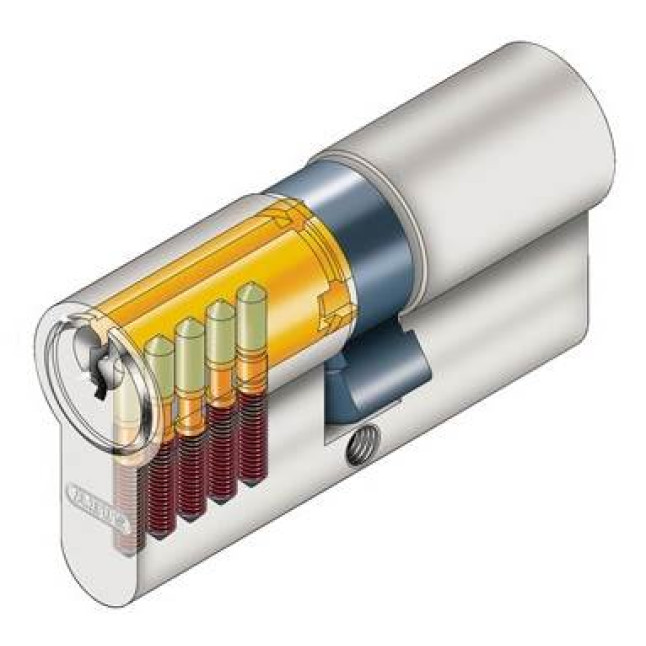 Циліндр Abus E50 70 (30x40) ключ-ключ матова латунь Циліндр Abus E50 70 (30x40) ключ-ключ матова латунь