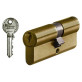 Циліндр Abus E50 60 бронзовий ключ (30x30) перемикач Циліндр Abus E50 60 бронзовий ключ (30x30) перемикач