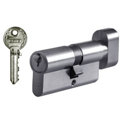Циліндр Abus E50 65 (35x30T) ключ-тубмлер матовий нікель Циліндр Abus E50 65 (35x30T) ключ-тубмлер матовий нікель