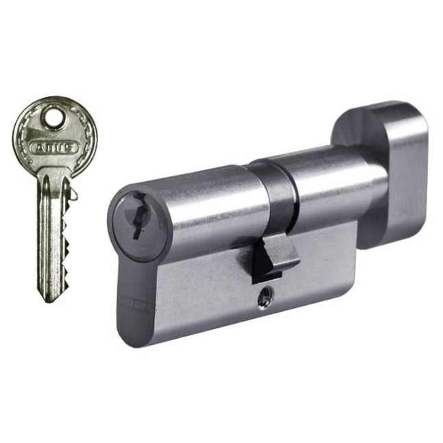 Циліндр Abus E50 70 (35x35T) ключ-тубмлер матовий нікель