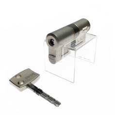 Цилиндр Dom Diamant 104 (37x67) ключ-ключ матовый никель Цилиндр Dom Diamant 104 (37x67) ключ-ключ матовый никель