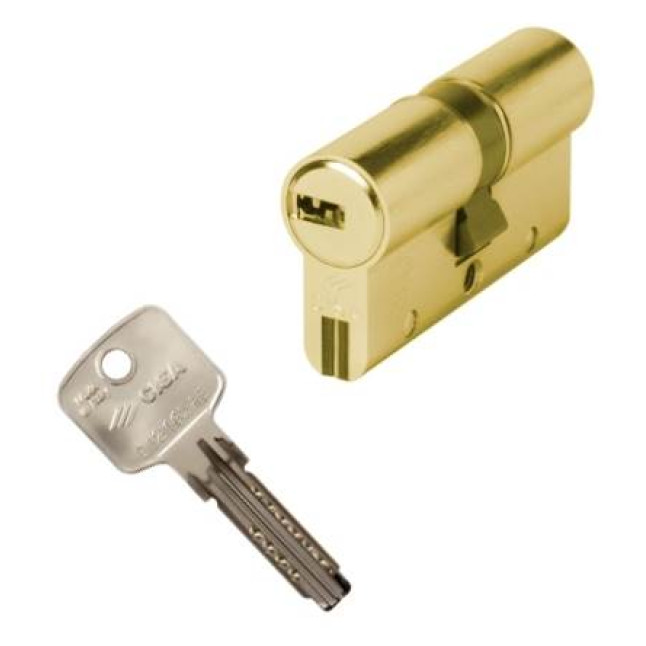 Цилиндр Cisa Astral S 65 (30x35) ключ-ключ L матовая латунь Цилиндр Cisa Astral S 65 (30x35) ключ-ключ L матовая латунь