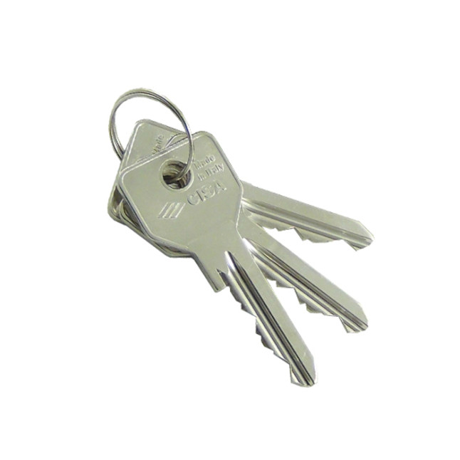 Цилиндр Cisa Pratic 60 (30x30) ключ-ключ L никелированная латунь Цилиндр Cisa Pratic 60 (30x30) ключ-ключ L никелированная латунь