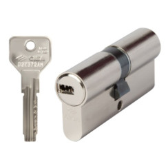 Цилиндр Cisa ASIX 70 (40x30) ключ-ключ никелированная латунь Цилиндр Cisa ASIX 70 (40x30) ключ-ключ никелированная латунь
