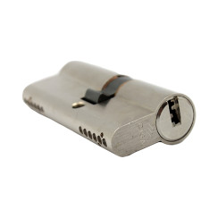Цилиндр Cisa ASIX 85 (40x45) ключ-ключ никелированная латунь Цилиндр Cisa ASIX 85 (40x45) ключ-ключ никелированная латунь